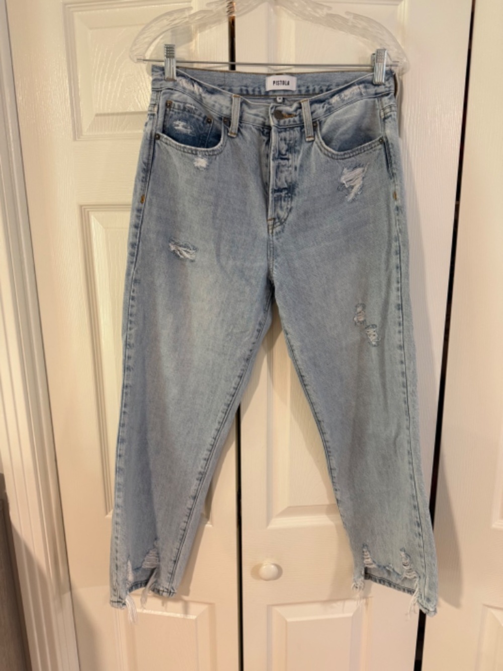 Pistola Charlie High Rise Straight Leg Jeans Size 28